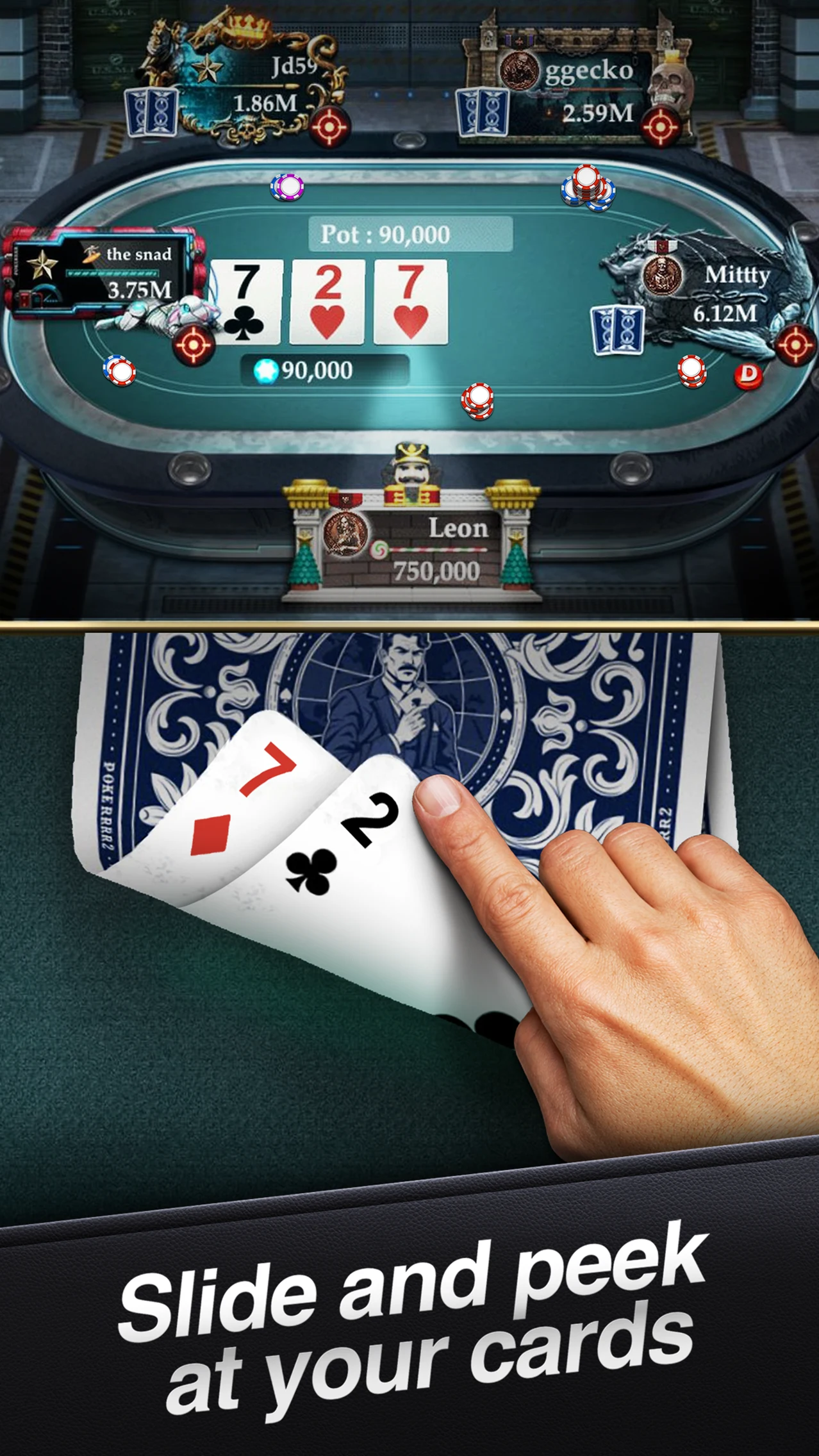 Pokerrrr 2: Texas Holdem Poker screenshot